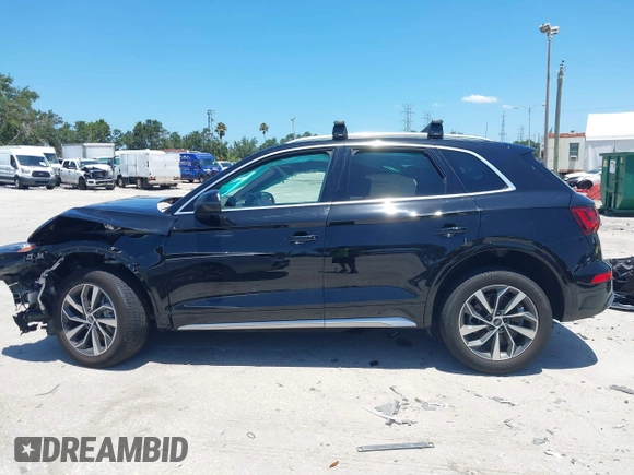2021 Audi Q5 Premium with VIN WA1AAAFY8M2102459, listed as a IAAI auction lot 42585014 with Not provided miles and . Bid and sale history available at DreamBid. Image 15.