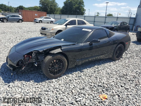 2001 Chevrolet Corvette with VIN 1G1YY22G615111053, listed as a Copart auction lot 55229005 with 33,555 mi miles and Salvage Title. Bid and sale history available at DreamBid. Image 1.