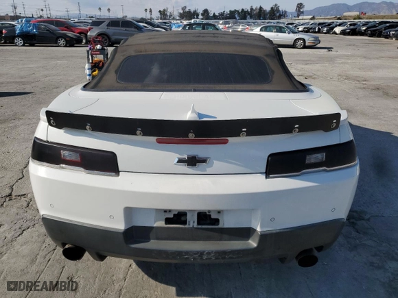 2015 Chevrolet Camaro LT with VIN 2G1FD3D38F9260626, listed as a Copart auction lot 44822335 with 116,352 mi miles and Salvage Title. Bid and sale history available at carsss.com. Image 6.
