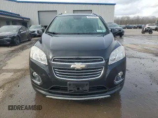 2016 Chevrolet Trax LTZ with VIN KL7CJRSB2GB562166, listed as a Copart auction lot 50413105 with 57,058 mi miles and Salvage Title. Bid and sale history available at carsss.com. Image 5.