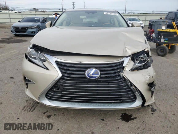 2017 Lexus ES 300h with VIN JTHBW1GG7H2146538, listed as a Copart auction lot 53731235 with 55,615 mi miles and Salvage Title. Bid and sale history available at DreamBid. Image 5.