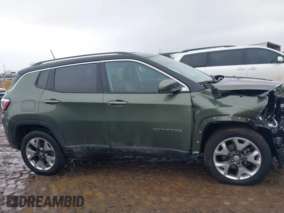 2021 Jeep Compass Limited with VIN 3C4NJDCBXMT533649, listed as a IAAI auction lot 41678358 with 42,346 mi miles and . Bid and sale history available at carsss.com. Image 13.