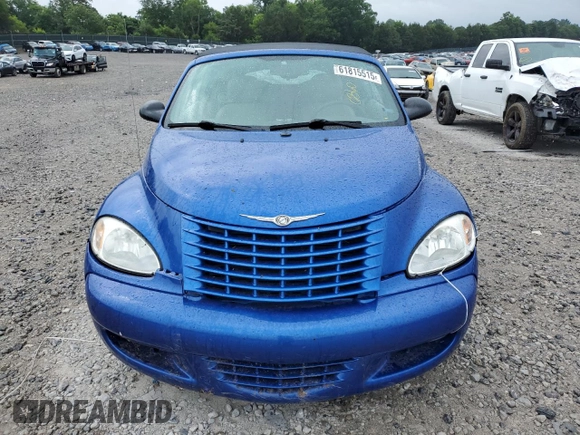 2005 Chrysler PT Cruiser Touring with VIN 3C3AY55E65T501455, listed as a Copart auction lot 61815515 with 123,828 mi miles and Salvage title. Bid and sale history available at DreamBid. Image 5.