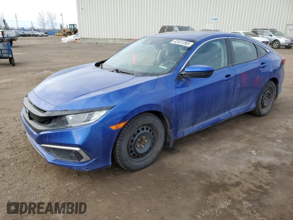 2021 Honda Civic Sedan EX with VIN 2HGFC2F70MH003159, listed as a Copart auction lot 42531265 with 77,082 mi miles and Salvage Title. Bid and sale history available at carsss.com. Image 1.
