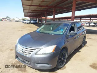 2014 Nissan Sentra S with VIN 3N1AB7APXEL682157, listed as a IAAI auction lot 41712934 with 129,488 mi miles and . Bid and sale history available at DreamBid. Image 2.