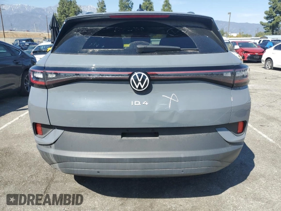 2023 Volkswagen ID.4 Pro with VIN 1V2VMPE86PC042164, listed as a Copart auction lot 50260215 with 4,328 mi miles and Clean Title. Bid and sale history available at DreamBid. Image 6.