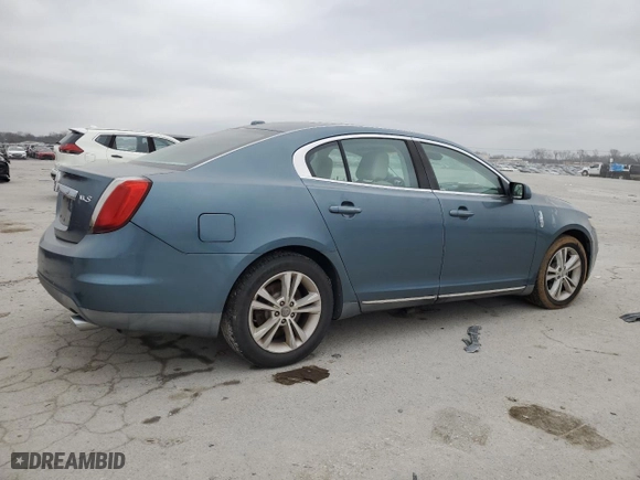 2010 Lincoln MKS with VIN 1LNHL9DR6AG609153, listed as a Copart auction lot 43089225 with 0 mi miles and Salvage Title. Bid and sale history available at carsss.com. Image 3.