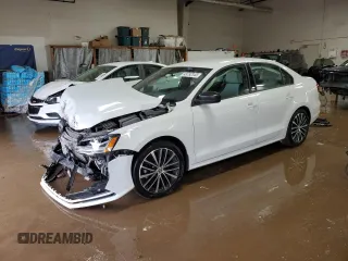 2017 Volkswagen Jetta Sport z VIN 3VWD17AJ3HM351196, wystawiony jako Copart lot #49732345 z przebiegiem 52 504 mil mil oraz Szkoda całkowita • Salvage title. Historia ofert i sprzedaży dostępna na DreamBid. Obrazek 1.