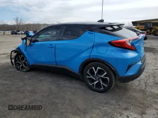 2019 Toyota C-HR XLE with VIN NMTKHMBX4KR097964, listed as a Copart auction lot 50431145 with 0 mi miles and Salvage Title. Bid and sale history available at carsss.com. Image 2.