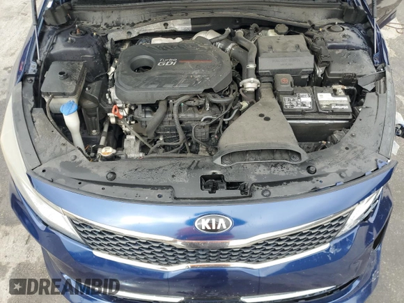 2018 Kia Optima SX with VIN 5XXGW4L24JG247796, listed as a Copart auction lot 51055825 with 106,915 mi miles and Salvage title. Bid and sale history available at DreamBid. Image 11.
