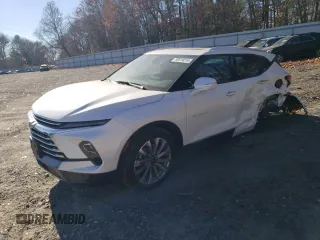 2023 Chevrolet Blazer Premier with VIN 3GNKBLRS3PS132446, listed as a Copart auction lot 80819214 with 7,852 mi miles and Salvage title. Bid and sale history available at DreamBid. Image 1.