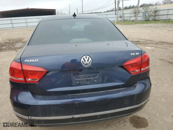 2015 Volkswagen Passat 1.8T Sport with VIN 1VWBT7A33FC065723, listed as a Copart auction lot 48561105 with 144,086 mi miles and Salvage Title. Bid and sale history available at carsss.com. Image 6.