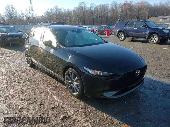 2020 Mazda 3 Preferred with VIN JM1BPBMM2L1169805, listed as a Copart auction lot 81674524 with 55,074 mi miles and Salvage title. Bid and sale history available at DreamBid. Image 14.