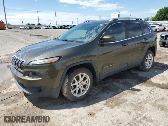 2015 Jeep Cherokee Latitude with VIN 1C4PJLCB1FW689191, listed as a Copart auction lot 55698695 with 114,070 mi miles and Clean Title. Bid and sale history available at carsss.com. Image 1.