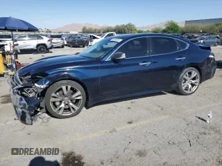 2016 Infiniti Q70 with VIN JN1BY1AP6GM220512, listed as a Copart auction lot 59299085 with 156,087 mi miles and Salvage title. Bid and sale history available at DreamBid. Image 1.