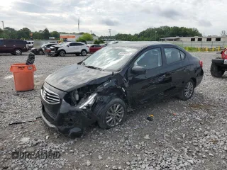 2018 Mitsubishi Mirage ES with VIN ML32F3FJXJHF15542, listed as a Copart auction lot 58398395 with 117,765 mi miles and Salvage title. Bid and sale history available at DreamBid. Image 1.