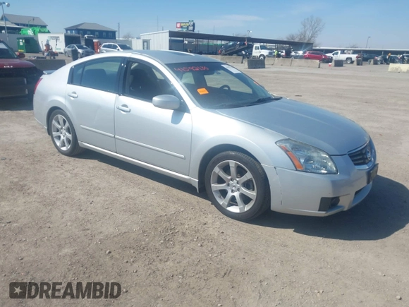 2008 Nissan Maxima SE with VIN 1N4BA41EX8C803390, listed as a IAAI auction lot 41592130 with 132,468 mi miles and . Bid and sale history available at DreamBid. Image 6.