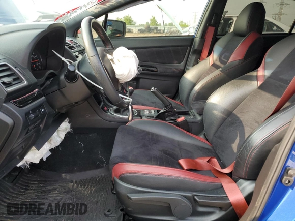 2021 Subaru WRX STI with VIN JF1VA2E62M9803301, listed as a Copart auction lot 59732125 with 24,943 mi miles and Salvage title. Bid and sale history available at DreamBid. Image 7.