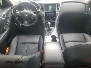 2014 Infiniti Q50 Sport with VIN JN1BV7AR7EM689554, listed as a Copart auction lot 52575755 with 115,553 mi miles and Salvage Title. Bid and sale history available at carsss.com. Image 8.
