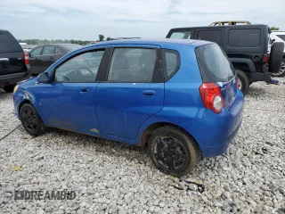 2009 Chevrolet Aveo 1LT with VIN KL1TD66E79B622286, listed as a Copart auction lot 56113094 with 96,075 mi miles and Salvage title. Bid and sale history available at DreamBid. Image 2.