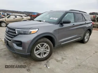 2021 Ford Explorer XLT with VIN 1FMSK7DH2MGC40641, listed as a Copart auction lot 48084795 with 61,802 mi miles and Salvage Title. Bid and sale history available at carsss.com. Image 1.