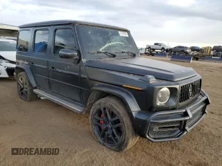 2021 Mercedes-Benz G 63 AMG with VIN W1NYC7HJ2MX372705, listed as a Copart auction lot 41193784 with 27,053 mi miles and . Bid and sale history available at carsss.com. Image 4.
