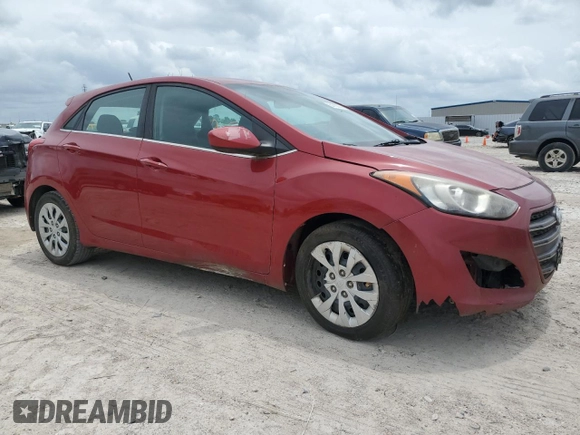 2017 Hyundai Elantra GT with VIN KMHD35LH6HU351986, listed as a Copart auction lot 54788255 with 188,762 mi miles and Clean Title. Bid and sale history available at carsss.com. Image 4.