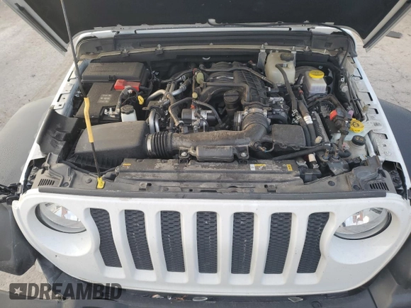 2023 Jeep Wrangler Sport with VIN 1C4HJXDG4PW520953, listed as a Copart auction lot 78022224 with 34,588 mi miles and Salvage Title. Bid and sale history available at DreamBid. Image 12.