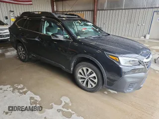 2020 Subaru Outback Premium with VIN 4S4BTAEC7L3203622, listed as a Copart auction lot 61384565 with Not provided miles and Salvage title. Bid and sale history available at DreamBid. Image 4.