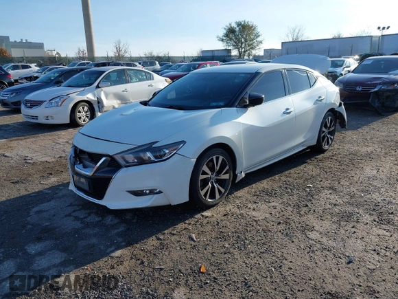 2016 Nissan Maxima SV with VIN 1N4AA6AP3GC377470, listed as a IAAI auction lot 40946380 with 85,768 mi miles and . Bid and sale history available at carsss.com. Image 2.