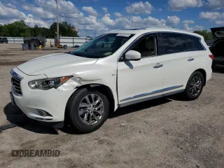 2015 Infiniti QX60 with VIN 5N1AL0MM5FC542030, listed as a Copart auction lot 56433615 with 77,163 mi miles and Salvage title. Bid and sale history available at DreamBid. Image 1.