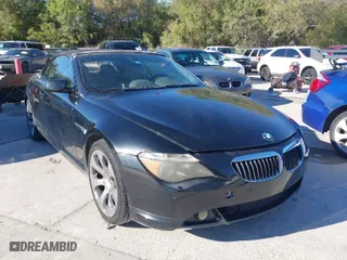 2005 BMW 6 Series 645Ci with VIN WBAEK73425B327631, listed as a IAAI auction lot 40923954 with 189,010 mi miles. Bid and sale history available at carsss.com. Image 1.