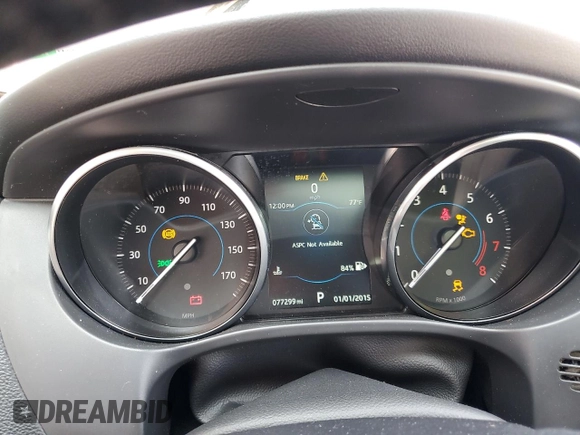 2017 Jaguar F-Pace 35t Premium with VIN SADCJ2BV0HA894638, listed as a Copart auction lot 58752885 with 77,299 mi miles and Salvage title. Bid and sale history available at DreamBid. Image 9.