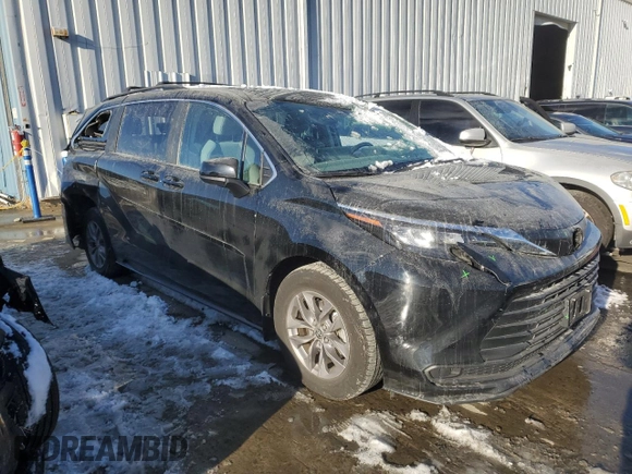 2024 Toyota Sienna LE with VIN 5TDBRKEC3RS187385, listed as a Copart auction lot 41444725 with 43,309 mi miles and Salvage Title. Bid and sale history available at carsss.com. Image 4.