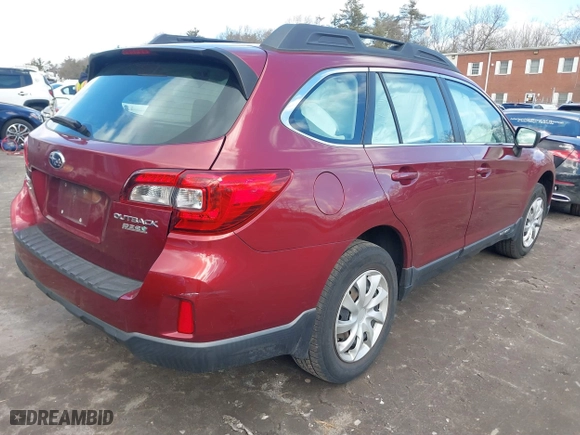 2016 Subaru Outback 2.5i with VIN 4S4BSAAC0G3237173, listed as a IAAI auction lot 41747210 with 105,491 mi miles. Bid and sale history available at carsss.com. Image 4.