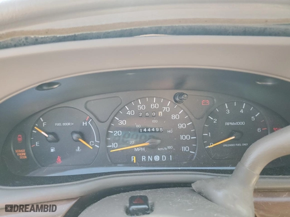 1998 Mercury Sable GS with VIN 1MEFM50U3WA606814, listed as a Copart auction lot 69998714 with 144,495 mi miles and Non Repairable. Bid and sale history available at carsss.com. Image 9.