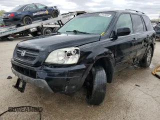 2005 Honda Pilot EX with VIN 5FNYF18495B001591, listed as a Copart auction lot 53043035 with 181,887 mi miles and Salvage Title. Bid and sale history available at carsss.com. Image 1.