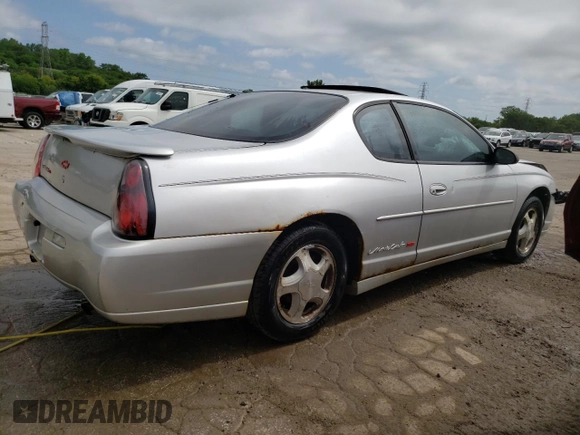 2002 Chevrolet Monte Carlo SS with VIN 2G1WX15K929391172, listed as a Copart auction lot 63061484 with 233,951 mi miles and Non Repairable. Bid and sale history available at carsss.com. Image 3.