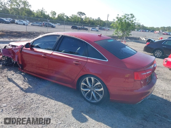 2014 Audi A6 Prestige with VIN WAUHGAFC6EN060054, listed as a IAAI auction lot 42006061 with 42,381 mi miles and . Bid and sale history available at DreamBid. Image 3.