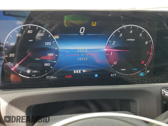 2025 Mercedes-Benz CLA 250 z VIN W1K5J4GB3SN528161, wystawiony jako Copart lot #49982195 z przebiegiem 10 455 mil mil oraz Czysty tytuł • Clean title. Historia ofert i sprzedaży dostępna na DreamBid. Obrazek 9.