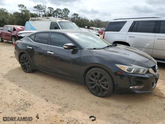 2017 Nissan Maxima SV with VIN 1N4AA6AP5HC449500, listed as a Copart auction lot 47534695 with 0 mi miles and Salvage Title. Bid and sale history available at carsss.com. Image 4.