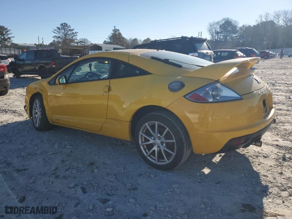 2009 Mitsubishi Eclipse GT with VIN 4A3AK34T69E011991, listed as a Copart auction lot 87921555 with 116,218 mi miles and Salvage Title. Bid and sale history available at carsss.com. Image 2.