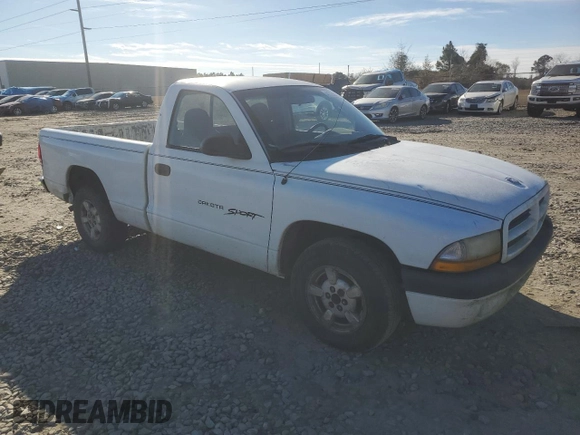 2001 Dodge Dakota with VIN 1B7FL26X81S186541, listed as a Copart auction lot 41729085 with 106,972 mi miles and Salvage Title. Bid and sale history available at carsss.com. Image 4.