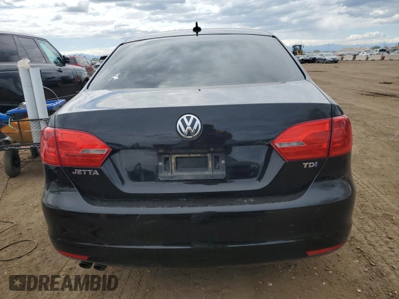2014 Volkswagen Jetta TDI w/Premium with VIN 3VW3L7AJ9EM438697, listed as a Copart auction lot 57641645 with 191,231 mi miles and Salvage title. Bid and sale history available at DreamBid. Image 6.