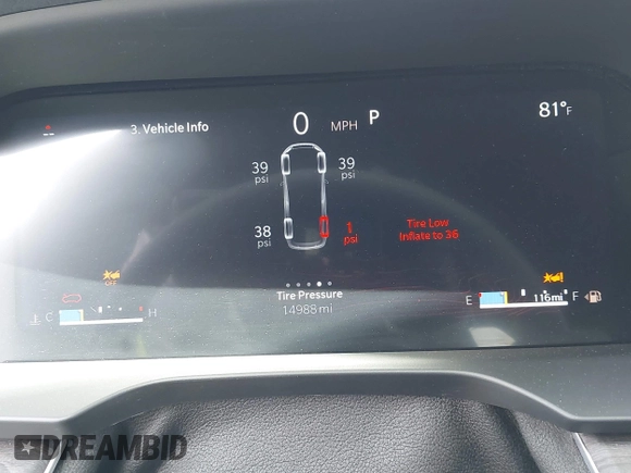 2024 Jeep Grand Cherokee Limited with VIN 1C4RJKBG7R8602211, listed as a IAAI auction lot 42182703 with 14,988 mi miles and . Bid and sale history available at DreamBid. Image 7.