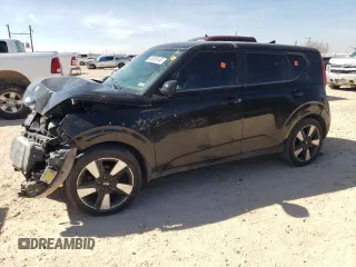 2020 Kia Soul EX with VIN KNDJ33AU3L7013450, listed as a Copart auction lot 45288145 with 68,837 mi miles and Salvage Title. Bid and sale history available at carsss.com. Image 1.