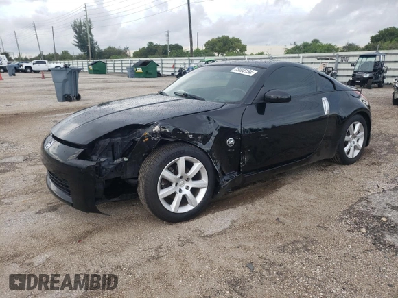 2004 Nissan 350Z Enthusiast with VIN JN1AZ34DX4M102738, listed as a Copart auction lot 73003154 with 122,929 mi miles and Non Repairable. Bid and sale history available at carsss.com. Image 1.