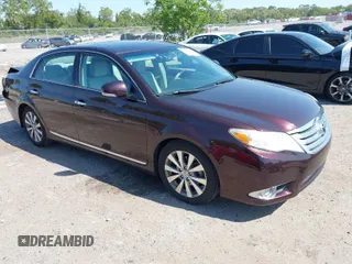 2012 Toyota Avalon with VIN 4T1BK3DB6CU446971, listed as a IAAI auction lot 41997459 with 120,446 mi miles. Bid and sale history available at carsss.com. Image 1.