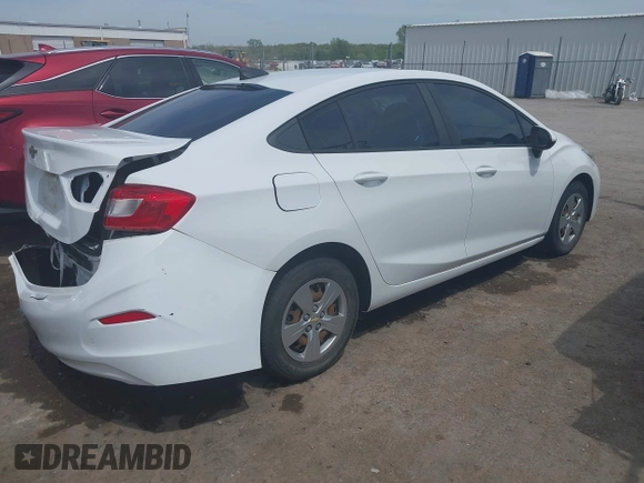 2018 Chevrolet Cruze LS with VIN 1G1BC5SMXJ7172275, listed as a IAAI auction lot 42032683 with 122,461 mi miles and . Bid and sale history available at DreamBid. Image 4.