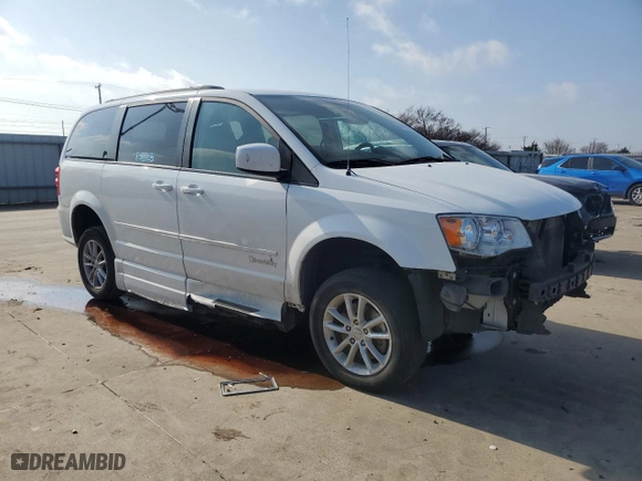 2016 Dodge Grand Caravan SXT with VIN 2C4RDGCG6GR396643, listed as a Copart auction lot 43816165 with 96,588 mi miles and Salvage Title. Bid and sale history available at carsss.com. Image 4.